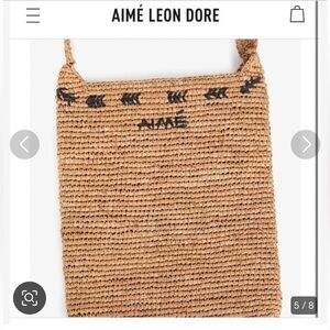 Aime Leon Dore Tan Woven Bag